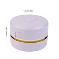 thumbnail image 3 of EGYMEN Mini Desktop Vacuum Cleaner, USB Rechargeable Computer Keyboard Duster, Adjustable Eraser Crumb Car Vacuum Cleaner, Portable Home School Office Desk Vacuum Cleaner, 3 of 6