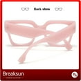 thumbnail image 4 of Fashion Oversized Blue Light Blocking Glasses for Women Men Trendy Big Square Frame Computer Eyeglasses, 4 of 7