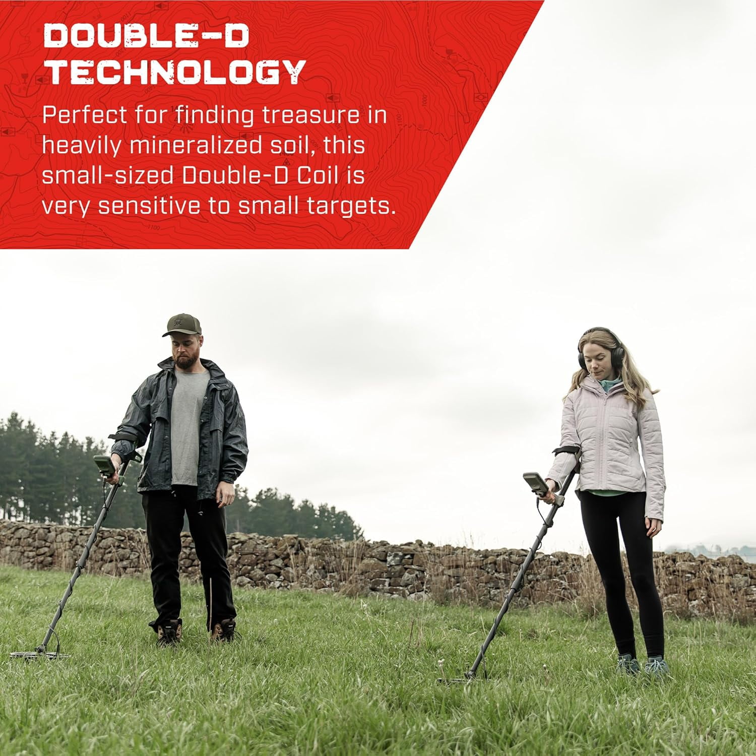 MINELAB V8X Double-D Waterproof 8" Search Coil X-Terra PRO Metal Detector