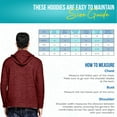 thumbnail image 4 of Men's Performance Full Zip Hoodie Long Sleeve Hood for Athletes, Pack of 12, 4 of 6