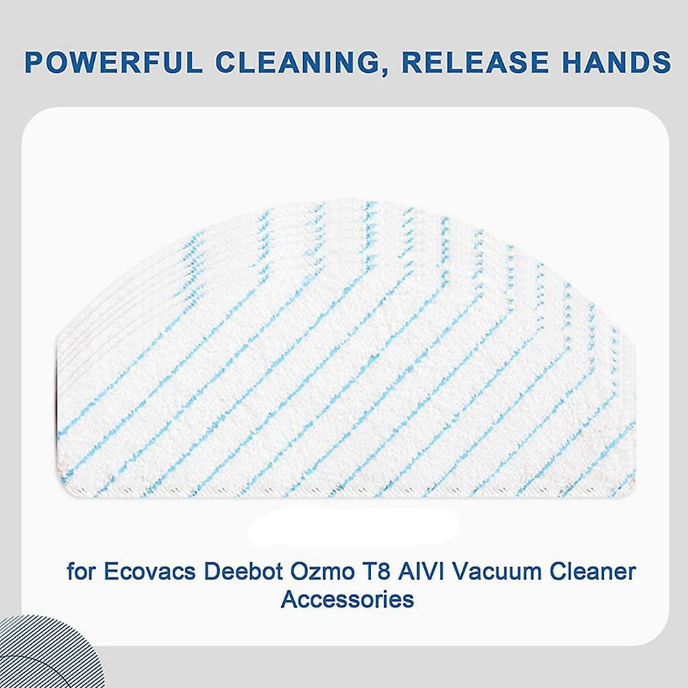 Rag For Ecovacs Deebot Ozmo T8 Aivi Robot Vacuum Cleaner 10pcs