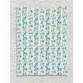 thumbnail image 1 of Grey and Blue Tapestry, Childish Drawing of a Field with Blue Daisy Petals and Skinny Stems, Wall Hanging for Bedroom Living Room Dorm Decor, 40W X 60L Inches, Pale Grey Black Blue, by Ambesonne, 1 of 2
