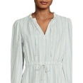 thumbnail image 2 of Time and Tru Women's Smocked Tie Shoulder Dress, 2 of 5