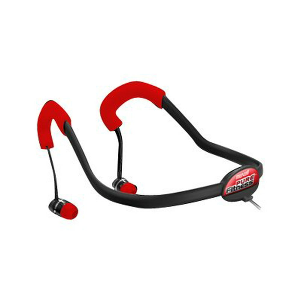 Maxell Pure Fitness Earphones with mic inear behindtheneck