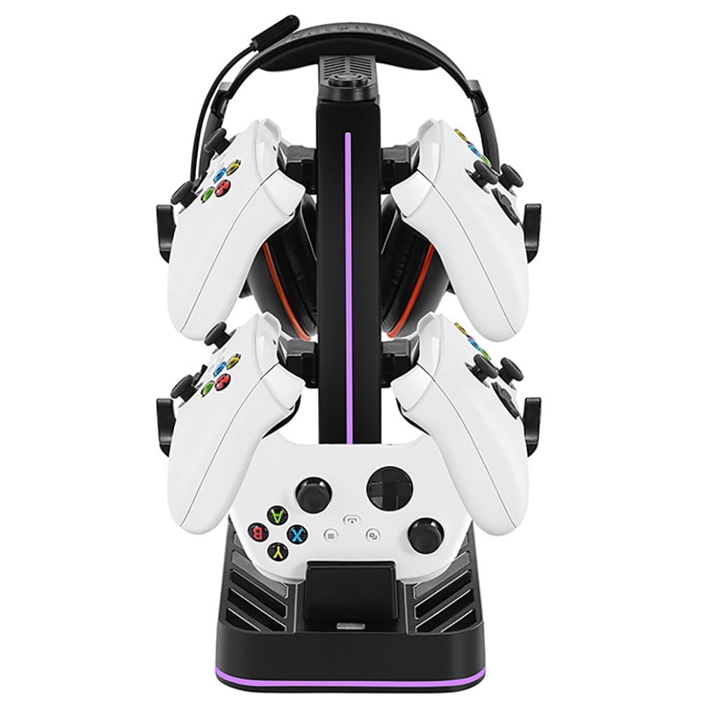 Game Controller Charging Station & Headset Holder - Compatible with Nintendo Switch 2/PS5/Xbox Series - Storage Rack-for Switch 2 PRO