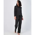 thumbnail image 4 of Real Essentials 2 Pack: Women’s Pajama Set Super-Soft Short & Long Sleeve Top With Pants (Available In Plus Size), 4 of 5