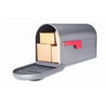 thumbnail image 2 of Architectural Mailboxes 7900-2GR-R-10 Mapleton Post Mount Mailbox - Graphite - Large, 2 of 7