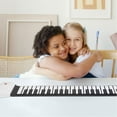 thumbnail image 4 of Roll Up Piano, Foldable Piano Keyboard High Sensitivity 49 Keys  for Beginners for Daily Teaching Practice, 4 of 7