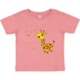 thumbnail image 3 of Inktastic My Cousin Loves Me Cute Giraffe Boys or Girls Baby T-Shirt, 3 of 5