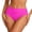 Z01 Hot Pink, variant on Women Bikini Bottoms Full Coverage High Cut Bathing Suit Comfortable Ruched Scrunch Swim Bottom Dark Hot Pink S