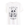 thumbnail image 3 of Camiseta Oversize Blanca Panda Gráfico Verano De Moda Ropa para Madre Chica 3XL Yuyangstore camiseta de gran tamaño de algodón de las mujeres, 3 of 8