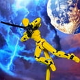 T13 Action Figure,Titan 13 Action Figure 3D Printed Multi Jointed