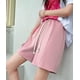 thumbnail image 5 of Femiserah Pantalones cortos casuales de algodón con cordón, cómodos pantalones cortos de cintura elástica, pantalones cortos de verano con bolsillos, 5 of 5