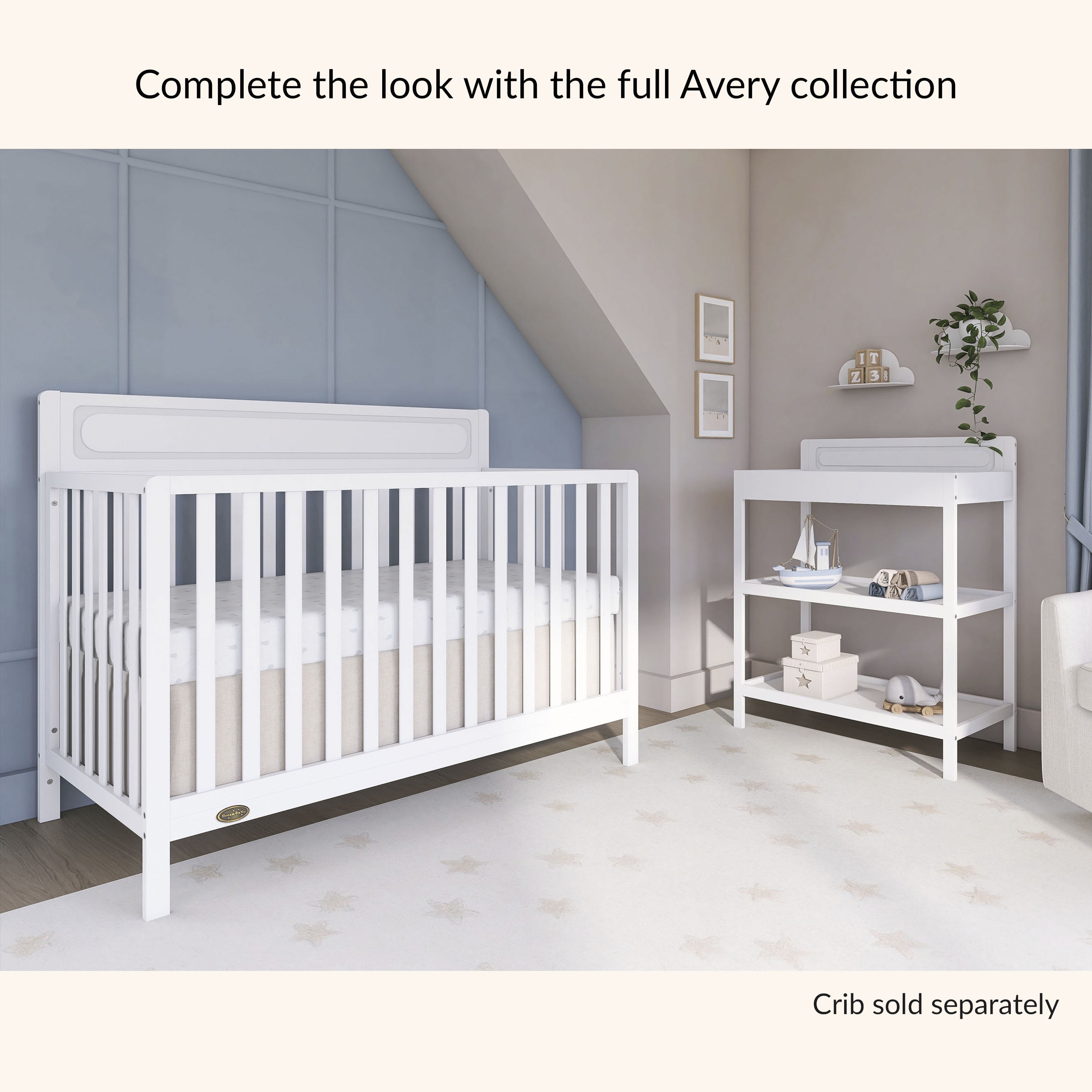 Dream On Me Avery Changing Table, White