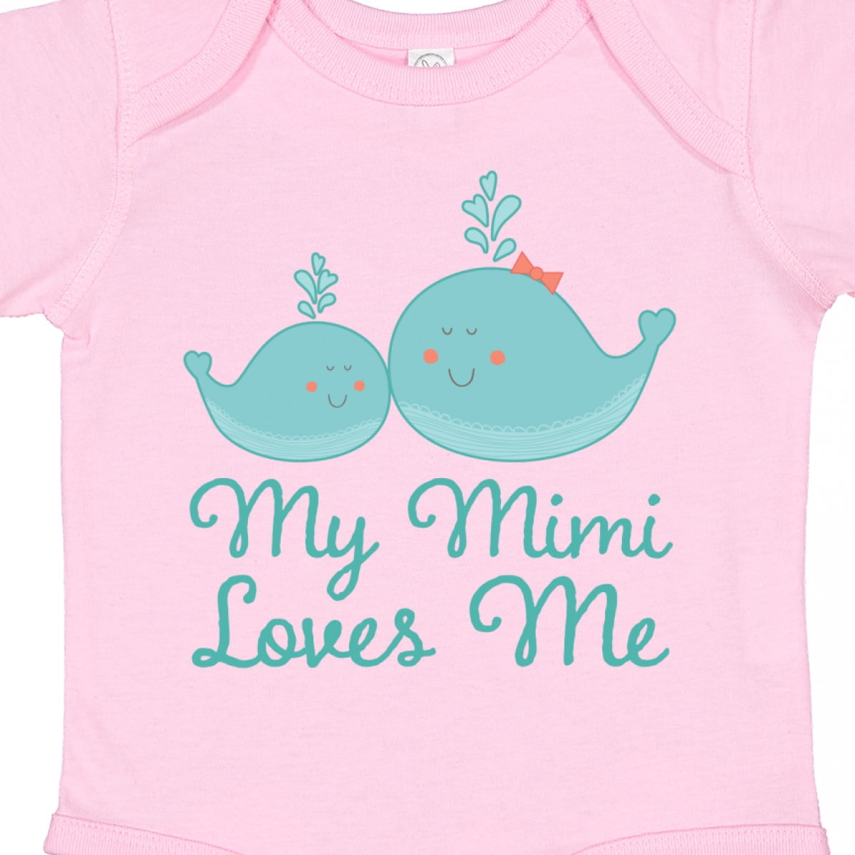 Inktastic My Mimi Loves Me Boys or Girls Baby Bodysuit
