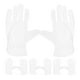 thumbnail image 1 of 4 pares de guantes para joyería, guantes antiestáticos para joyería, guantes cómodos y transpirables, guantes blancos para protección de manos, 1 of 6