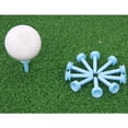 thumbnail image 4 of Greeniant Paquete de 100 tees de Golf, estructura estable, equipo deportivo, regalo dulce, accesorio de entrenamiento, soporte de bolas de plástico PE, Golf Azul Greeniant OD025253-02, 4 of 6