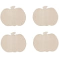 thumbnail image 1 of 4PCS Creative Wooden Manual DIY Fall Pumpkin Background Board Yard Stationery Cards And Envelopes Set for Teachers, 1 of 5