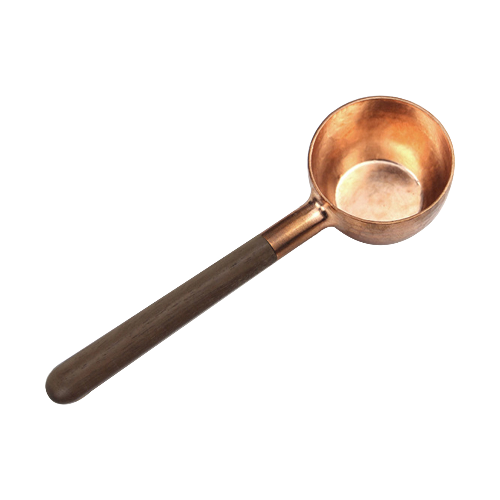 DISHAN Creative Red Copper Coffee Scoop, MultiUse Compact Measuring