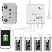 Mavic Mini 2 Multi Battery Charger for Battery and Remote Controller, Intelligent Charging Hub for DJI Mavic Mini 2