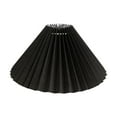 thumbnail image 1 of Korean Style Pleated Lamp Shade E27 Ceiling Lamp Shade Cloth Fabric Shade Barrel Black, 1 of 7