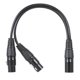 thumbnail image 2 of Enchufe XLR de de 1 cable divisor en Y XLR shamjiam Cable adaptador divisor, 2 of 6