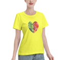 thumbnail image 2 of Fruits And Vegitables Women'S Basic Short Sleeve T-Shirt Yellow Xx-Large, 2 of 5