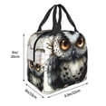 thumbnail image 2 of Naloa Whimsical Owl On Branch Print Lunch Box for Women Men,Insulated Lunch Bag,Lunchbox,Thermal Leakproof Cooler,Reusable Lunch Tote Bag for Work School Travel Picnic, 2 of 7