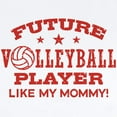 thumbnail image 2 of CafePress - Future Volleyball Player Like My Mommy Infant Body - Baby Light Bodysuit, Size Newborn - 24 Months, 2 of 4