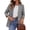 Plaid Black, variant on Fall Blazers for Women Business Casual | Long Sleeve Plaid Houndstooth, Notch Lapel Pockets, Oversized Blazer Outerwear, Trendy Suit Jackets, Winter Work Outfits