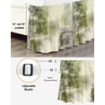 thumbnail image 3 of Abstract Art Bed Skirt King Size 18&nbsp;Inch Drop, Sage Green Retro Oil Painting Texture Wrap Around Dust Ruffle Bedskirts, Wrinkle & Fade Resistant Easy Fit Bedskirt with Adjustable Elastic, 3 of 8
