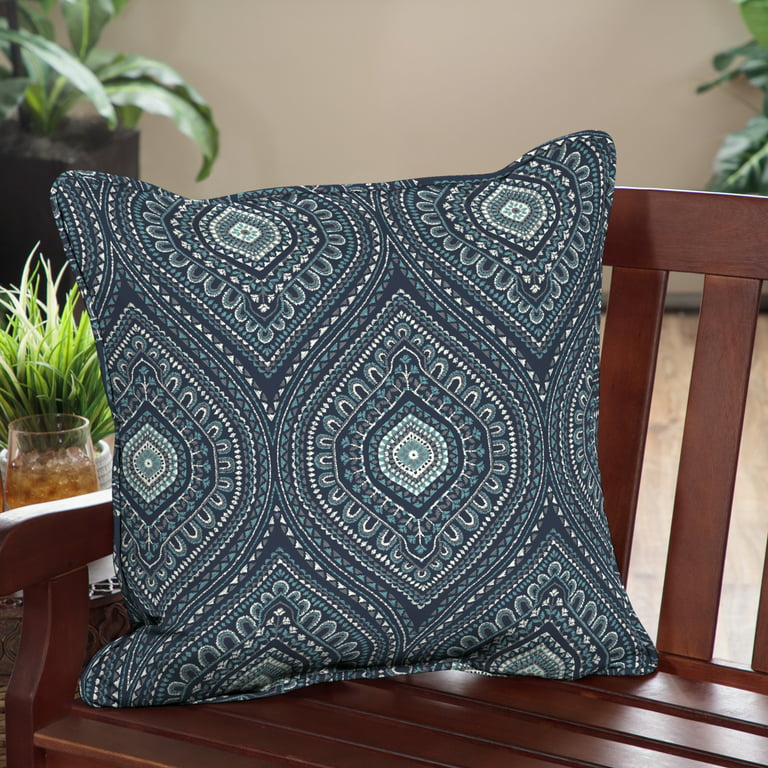 Budget-Friendly Blue and Green Throw Pillows for Summer - Perfecting Places