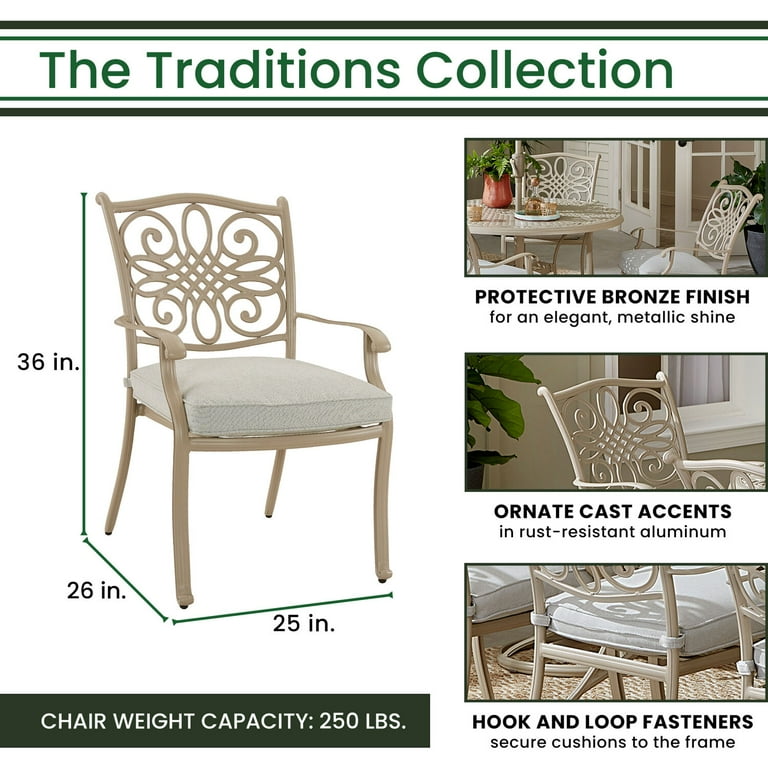 Hanover traditions 7 piece patio set deals