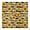 Golden S, variant on Golden Sunflower Pattern Fitted Table Cover - Soft Scratch-Resistant Square Cloth (36x36 Inches)