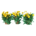 thumbnail image 2 of Milaget 3x Miniature Flower DIY Model Building Scenery Artificial Flower Moonflower, 2 of 8