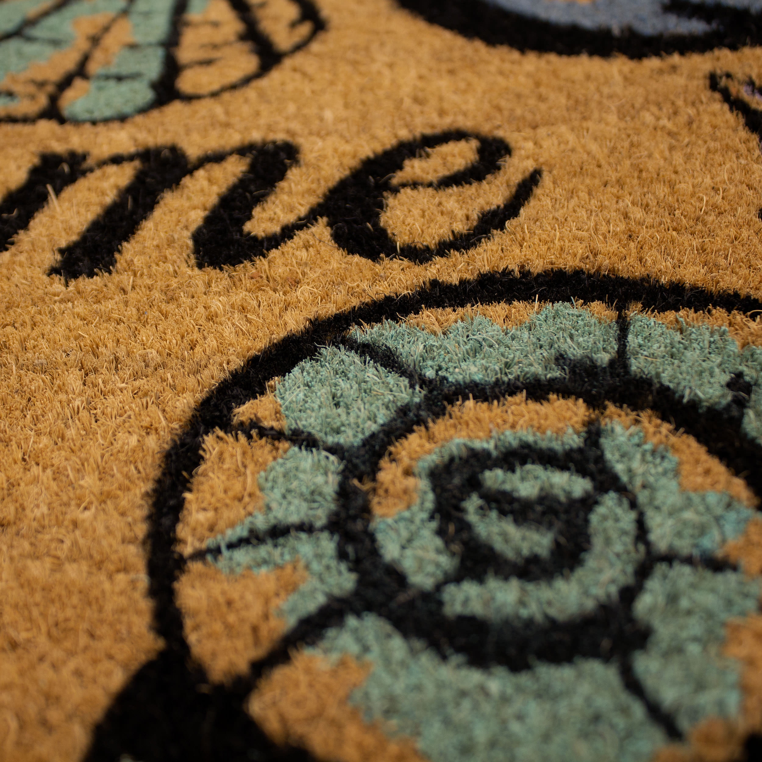 Storm Stopper All Weather Seashell Welcome 18 in. x 28 in. Indoor/Outdoor Printed Coir Mat