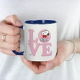 thumbnail image 3 of CafePress - LOVE Snoopy Mugs - 11 oz Ceramic Mug - Novelty Coffee Tea Cup, 3 of 3