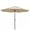 Beige, variant on 10FT Patio Umbrella with Push Button Tilt and Crank, Outdoor Market Umbrella with 8 Fiberglass Ribs, UV Protection Table Umbrella for Pool,Backyard,Garden,Deck,Beige