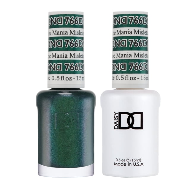 Set de esmaltes de uñas DND Gel Polish and Air Dry Lacquer 766 Green