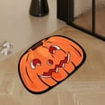 thumbnail image 7 of PALIFEUR Halloween Door Mat, 24"x16" Dirt Trapping Door Mat Indoor Entrance, Washable Non-Slip Front Door Mat Outside Entrance, Halloween Pumpkin Shape Doormat for Holiday Party Decorations, 7 of 7