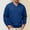 Blue, variant on Men's V Neck Sweatshirt Fall Winter Casual Long Sleeve Casual Relaxed Fit Classic Sweat Shirts Soft Comfy Basic Pullover Shirt Black XL