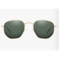 thumbnail image 2 of Lentes De Sol Cuadrados Espejados Metal Polarizados Modelo Verde, 2 of 4