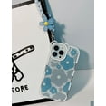 thumbnail image 3 of Compatible with iPhone 14 Pro Max Case, Cute Sun Flowers Pattern Soft TPU Shockproof Camera Protector Clear Case with Lovely Flower Strap Bracelet Chain Girls Women Case for iPhone 14 Pro Max 6.7", 3 of 6
