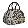 thumbnail image 1 of Paris Vintage Style Travel Backpack, Fashionable Girly Pink Bag for Exploring New Adventures, 1 of 4