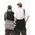 thumbnail image 5 of Kukuzhu Hobo Bag for Women Men Canvas Crossbody Shoulder Bag Large Totes Purses Shopping Handbag Satchels with Multi Pocket, 5 of 7