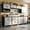 Gray, variant on IKIMI 6-Piece Heavy Duty Garage Cabinet System with Workbench, Lockable Steel Storage Cabinets, Modular Tool Storage Organizer for Garage & Workshop , Gray