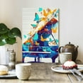 thumbnail image 7 of Shadudu Watercolor Piano Canvas Wall Art Music Instrument Piano Art Canvas Print Painting Wall Decor Framed Pianist Gifts 24x36in, 7 of 7