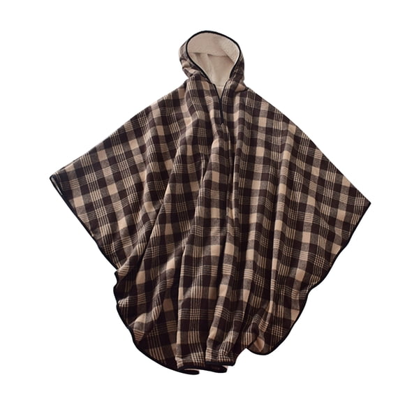Poncho para Silla de Ruedas Sunnimix Impermeable Cálida Felpa Suave 160x75cm
