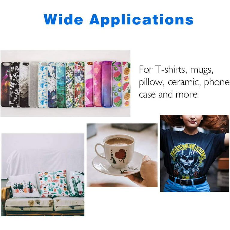 125g 110sheets Sublimation Paper for Cotton T-Shirt Cushion Fabrics Phone  Case Printing Design