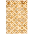 thumbnail image 3 of Safavieh Dip Dye Jolyon Geometric Wool Area Rug, Gold/Ivory, 6' x 9', 3 of 12